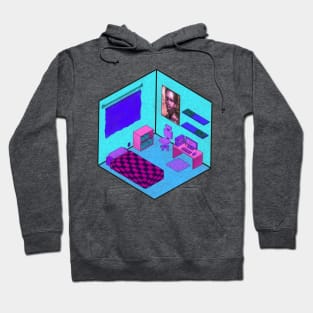 Vaporwave pink blue purple tumbler bedroom Hoodie